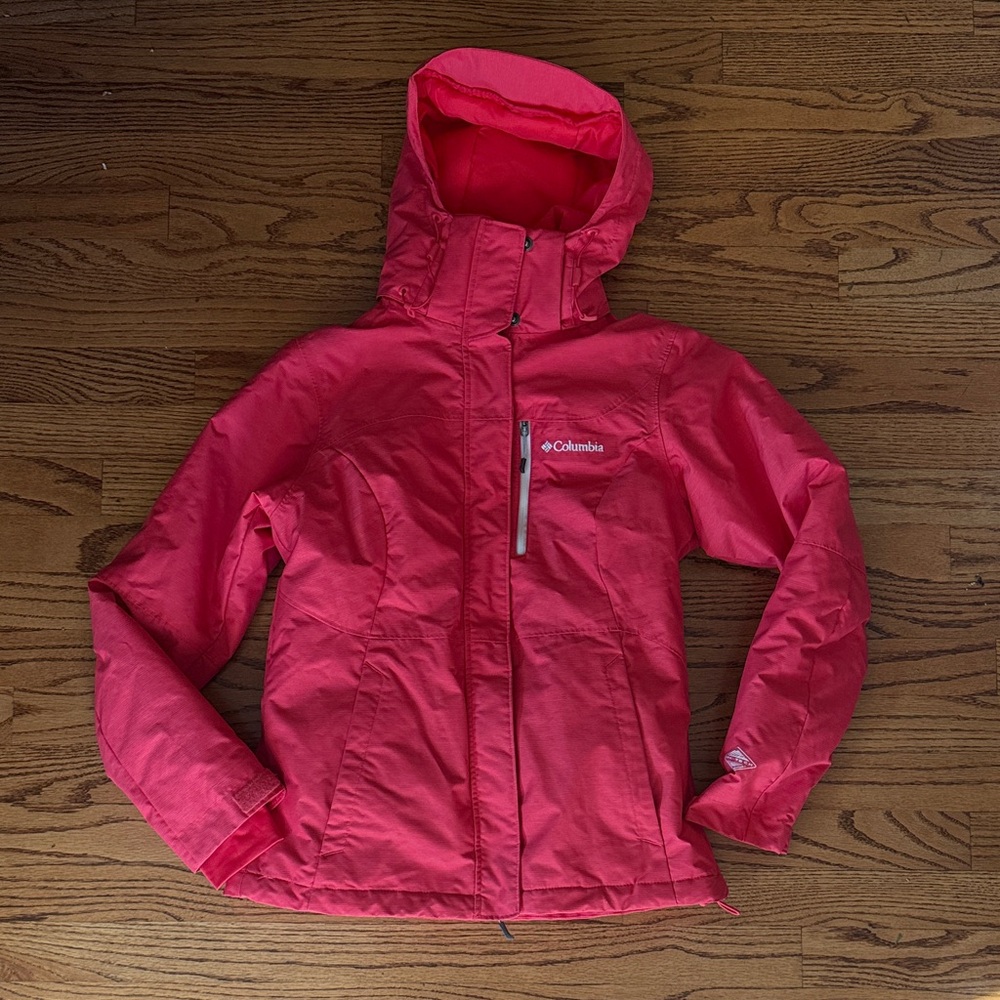 Columbia Women's Alpine Action Omni-Heat Ski Jacket - Bright Peach Coral Pink XS